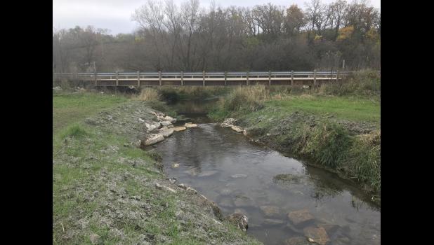 Much work has been done on Bigalk Trout Stream. The area brings fishermen from all over to visit.