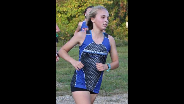 Olivia Ollendick finished 11th at the NEIC meet.
