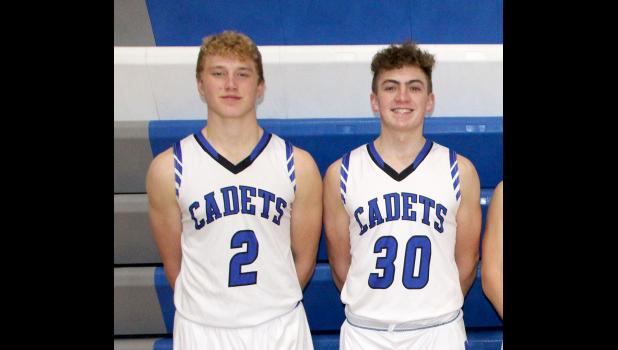 Carter Henry (2) earned First Team All-NEIC honors and Garret Ollendieck (30) earned Second Team honors.